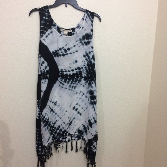 Beach by Exist Tie Dye Coverup Tunic Dress - Picture 2 of 10